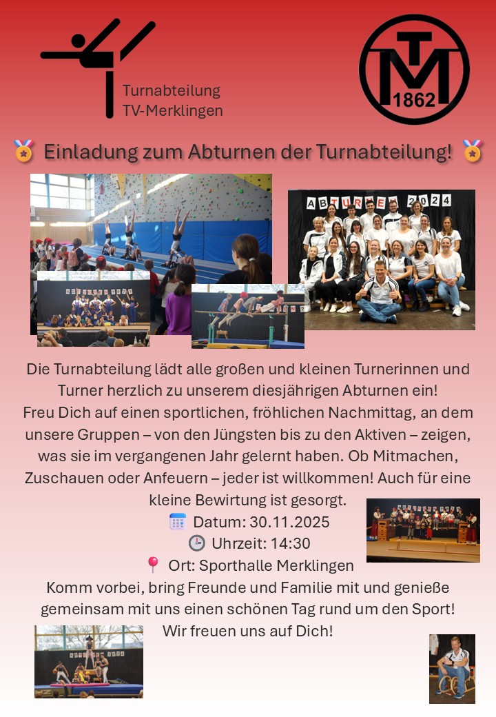 Flyer Abturnen 2025