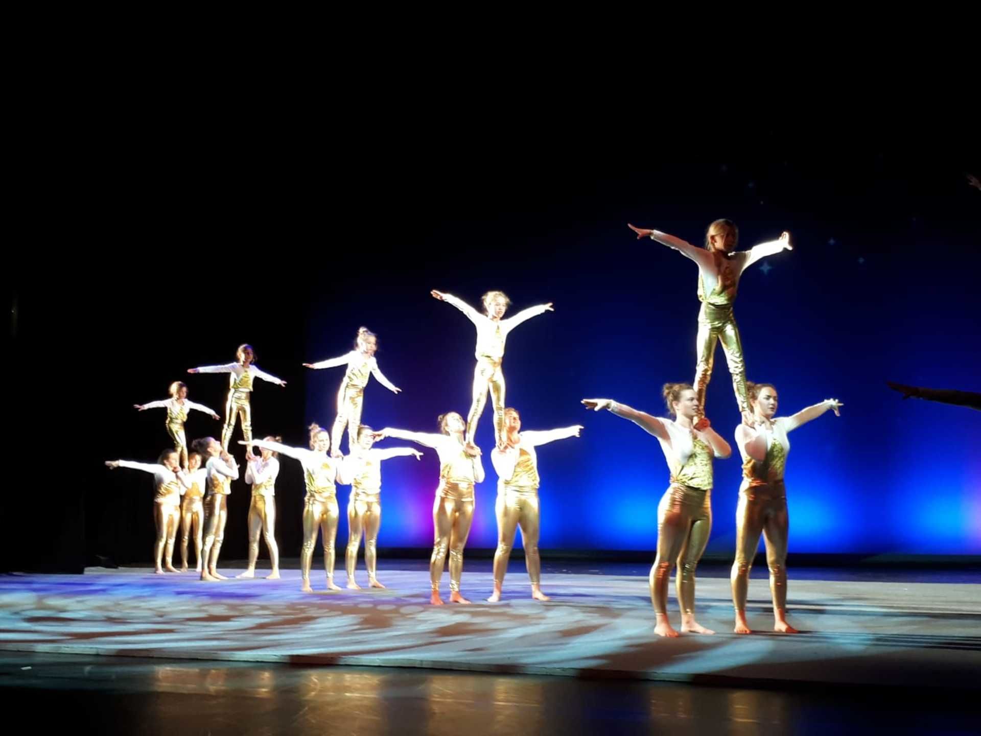 Foto 6 zum Bericht: Akrobatinnen „Flow Motion“ des TVM bei der Matinee der Bewegung im Ulmer Theater